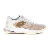 Buty sportowe damskie - Damskie buty tenisowe Lotto Mirage 100 II SPD W All White/Warm Taupe EUR 39 - miniaturka - grafika 1