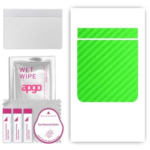 folia naklejka skórka strukturalna na TYŁ do Motorola Razr 50 Ultra - Carbon Zielony - apgo SKINS