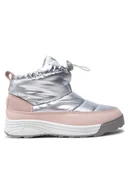 Buty dla dziewczynek - Pepe Jeans Śniegowce PGS50200 Srebrny - miniaturka - grafika 1