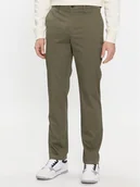 Spodnie męskie - Tommy Hilfiger Chinosy Denton MW0MW33938 Khaki Slim Fit - miniaturka - grafika 1