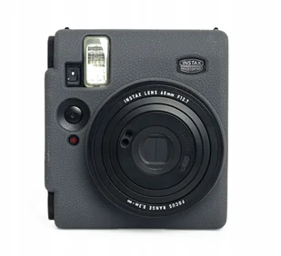Futerał Etui Pokrowiec Case Silikon Do Fuji Fujifilm Instax Mini 99 Szary - Torby fotograficzne i futerały - miniaturka - grafika 1