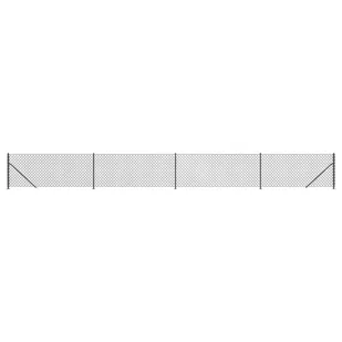 Ogrodzenie z siatki, ze stopami słupków, antracytowe, 1,1x10 m Lumarko! - Ogrodzenia - miniaturka - grafika 3