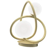 Lampy stojące - Wofi 8014-201 - LED Lampa stołowa NANCY 2xG9/3,5W/230V złoty/biała + - miniaturka - grafika 1