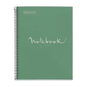 Notesy i bloczki - MAUL A613551 notatnik A4 80 ark. Zielony - miniaturka - grafika 1