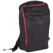 Torby na laptopy - Plecak KONIX Drakkar Ragnarr Czarno-czerwony - miniaturka - grafika 1