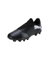 Piłka nożna - PUMA Męskie buty piłkarskie Future 7 Play Fg/Ag, Czarna puma, biała puma, 46.5 EU - miniaturka - grafika 1