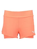 Spodnie sportowe damskie - Mizuno Szorty funkcyjne w kolorze pomarańczowym - miniaturka - grafika 1