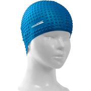 Pływanie - Aqua Speed Czepek pływacki na długie włosy Bubble, niebieski - miniaturka - grafika 1