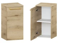 Szafki łazienkowe - Słupek Łazienkowy ATHD 35 cm DD Lewy - Dąb Evoke Coast Mat - Uchwyty Złote Polerowane - miniaturka - grafika 1