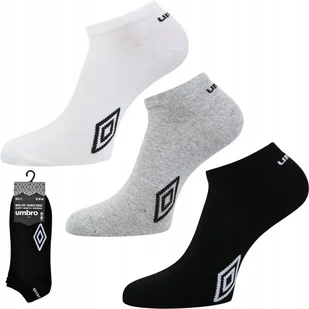 SKARPETY STOPKI Umbro Sneaker bawełniane sportowe 3-PAK - 43-46 - Skarpetki męskie - miniaturka - grafika 1