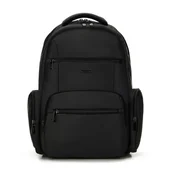 Torby na laptopy - Męski plecak na laptopa 15,6'' dwukomorowy czarny - miniaturka - grafika 1