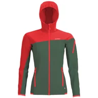 Kurtki i kamizelki sportowe damskie - Kurtka damska High Point Versa Lady Hoody Jacket Rozmiar: S / Kolor: zielony/czerwony - miniaturka - grafika 1