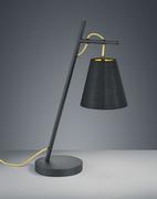 Lampy stojące - Trio Nocna LAMPA stołowa ANDREUS 507500179 stojąca LAMPKA biurkowa czarna 507500179 - miniaturka - grafika 1