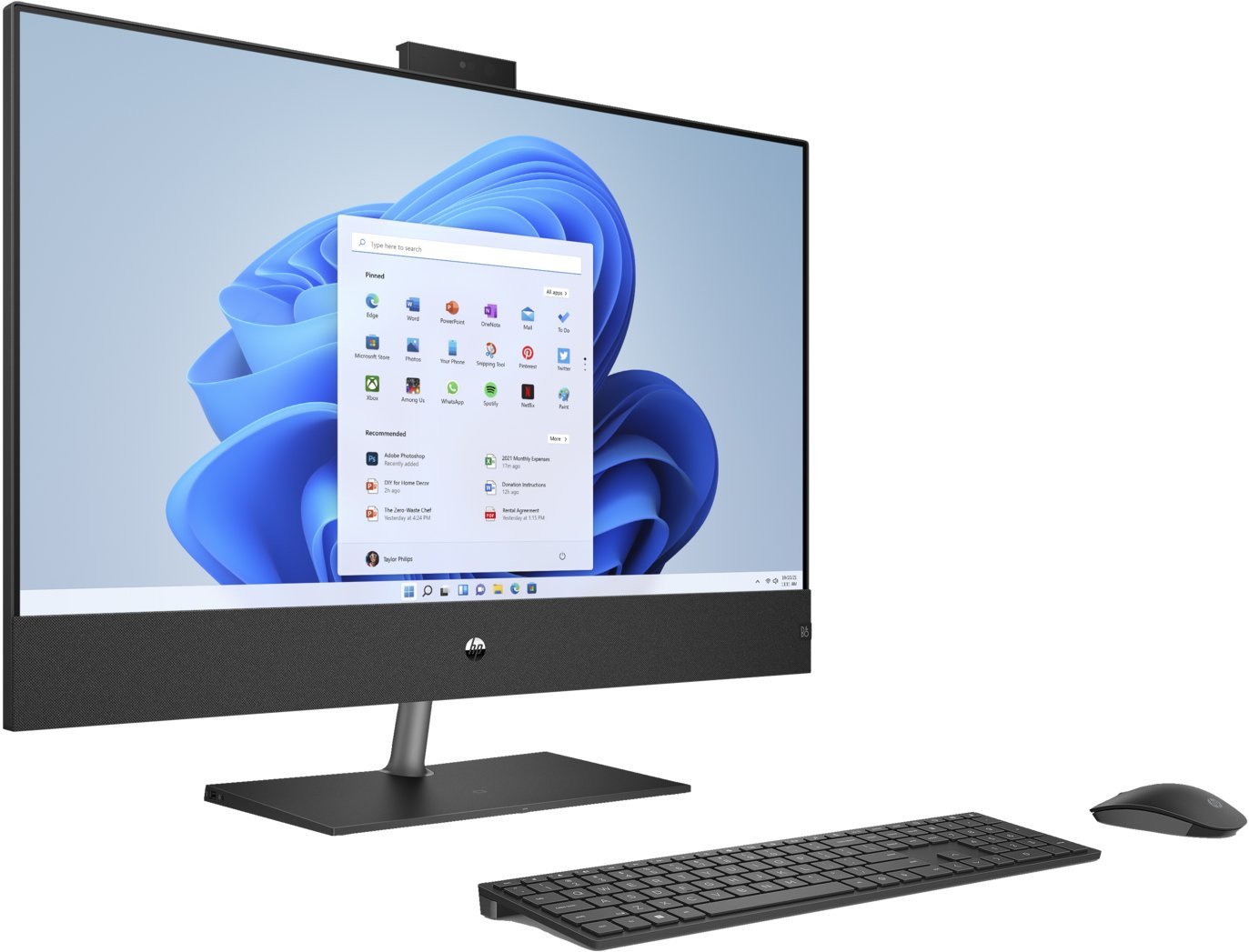 All in One HP Pavilion 32-b0001nf / 63Q70EA / Intel i7 / 32GB / SSD 1TB / Nvidia GTX 1650 / UHD / Win 11 / Czarny