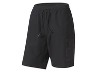 Spodnie sportowe męskie - CRIVIT Spodenki funkcyjne męskie z impregnacją (M (48/50), Czarny) - miniaturka - grafika 1