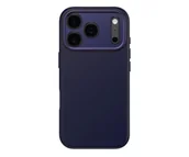Etui i futerały do telefonów - Decoded AntiMicrobial Silicone Backcover, iPhone 17 Pro , True Navy - miniaturka - grafika 1