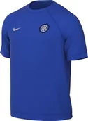 Koszulki i topy damskie - Nike Inter Milan Shirt Inter M Nk Travel Ss Top, Lyon Blue/Sanddrift, FN8302-438, L - miniaturka - grafika 1