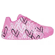 Buty dla dziewczynek - Buty Skechers x JGoldcrown Uno Lite - Metallic Love Jr 314067L-HPMT różowe - miniaturka - grafika 1