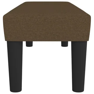 Lumarko Ławka, ciemnobrązowa, 100x30x30 cm, tapicerowana tkaniną - Ławki do przedpokoju - miniaturka - grafika 5