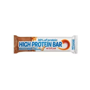 Activlab UNIPRO Baton Proteinowy High Protein Bar nugatowo-karmelowy, 49g - Witaminy i minerały dla sportowców - miniaturka - grafika 1