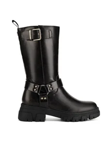 MEXX Botki MI001805043W Czarny - Botki damskie - miniaturka - grafika 1