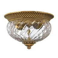 Lampy sufitowe - Lampa sufitowa Plantation HK-PLANTATION-FS-BB Hinkley przezroczysta mosiądz - miniaturka - grafika 1