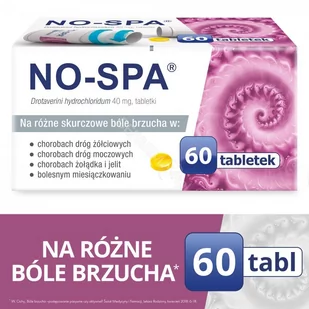 SANOFI AVENTIS SP. Z O.O. No-spa 40 mg x 60 tbl pojem - Leki przeciwbólowe - miniaturka - grafika 1
