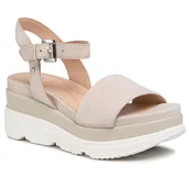 Sandały damskie - Sandały Geox D Gardenia C D02HBC 00021 C6738 Beżowy - miniaturka - grafika 1