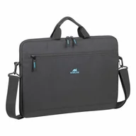 Torby na laptopy - Rivacase 5516 torba na laptop 39,6 cm (15.6") Aktówka Czarny - miniaturka - grafika 1