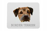 Podkładki pod mysz - Border Terrier geometryczny Podkładka pod mysz - miniaturka - grafika 1