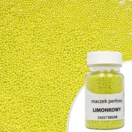 Dodatki do ciast w proszku - Posypka cukrowa MACZEK PERŁOWY LIMONKOWY Sweet Decor, 50 g - miniaturka - grafika 1