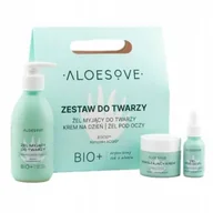 Żele do mycia twarzy - ALOESOVE Zestaw do twarzy (żel myjący, 190ml + krem, 50ml + żel pod oczy, 15ml) - miniaturka - grafika 1