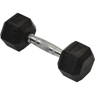EB FIT Stałe Hantle Treningowe 2x4kg Gumowane EB FIT HEX 3434 - Hantle i ciężarki - miniaturka - grafika 1