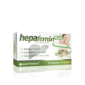 Suplementy diety - ALG Pharma Hepafemin Plus, 30 tabletek + 10 gratis, ALG PHARMA 3560721 - miniaturka - grafika 1