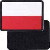 Pasmanteria - Dominator Urban Combat Naszywka Narzepka Flaga Polski PVC 7x5 Rzep - miniaturka - grafika 1