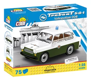 Cobi 24520 Youngtimer Trabant 601 Volkspolizei DDR 74 klocki - Klocki - miniaturka - grafika 1