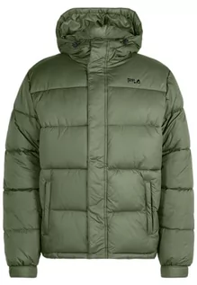 Kurtki męskie - FILA Bensheim Padded kurtka męska, khaki-zielony (Oil Green), XL - grafika 1