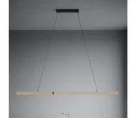 Lampy sufitowe - Eglo 390369 - LED Żyrandol ściemnialny na lince MONTEBUONO LED/21W/230V 3000K brązowy - miniaturka - grafika 1