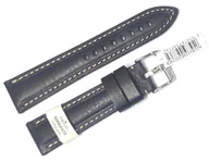 Akcesoria do zegarków - Skórzany pasek do zegarka 20 mm Morellato A01X6023E22019CR20 czarny - miniaturka - grafika 1