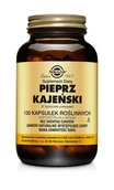 Odchudzanie i oczyszczanie - Solgar Pieprz Kajeński, suplement diety, 100 kapsułek - miniaturka - grafika 1
