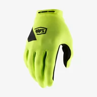 Rękawiczki rowerowe - 100% rękawiczki rowerowe ridecamp fluor żółty STO-10018-004-12 S - miniaturka - grafika 1