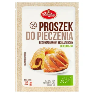 Amylon PROSZEK DO PIECZENIA BEZGLUTENOWY BIO 12 g - Zdrowa żywność - miniaturka - grafika 2