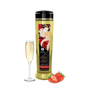 Shunga Olejek-SHUNGA MASSAGE OIL ROMANCE 240 ML 30-94501-250-510 - Olejki i świece do masażu - miniaturka - grafika 3