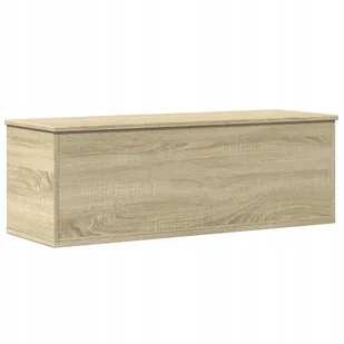 Skrzynia, dąb sonoma, 102x35x35 cm, materiał dre - Inne meble do sypialni - miniaturka - grafika 1