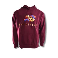 Bluzy męskie - Bluza męska New Balance Hoops Classics Hoodie - MT23585-NBY-XL - miniaturka - grafika 1