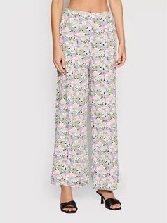 Spodnie damskie - Selected Femme Spodnie materiałowe Judita 16083569 Kolorowy Relaxed Fit - grafika 1
