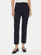 Spodnie damskie - Weekend Max Mara Spodnie damskie Freda 2425136031 Granatowy Regular Fit - miniaturka - grafika 1