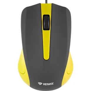 Yenkee YMS 1015YW Czarno-żółty - Myszki - miniaturka - grafika 1