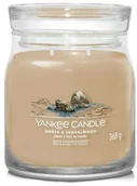 Świece - Yankee Candle Świeca zapachowa Amber & Sandalwood średnia - miniaturka - grafika 1