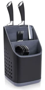 Czarny stojący ociekacz na sztućce M8-P75 - Suszarki do naczyń - miniaturka - grafika 1